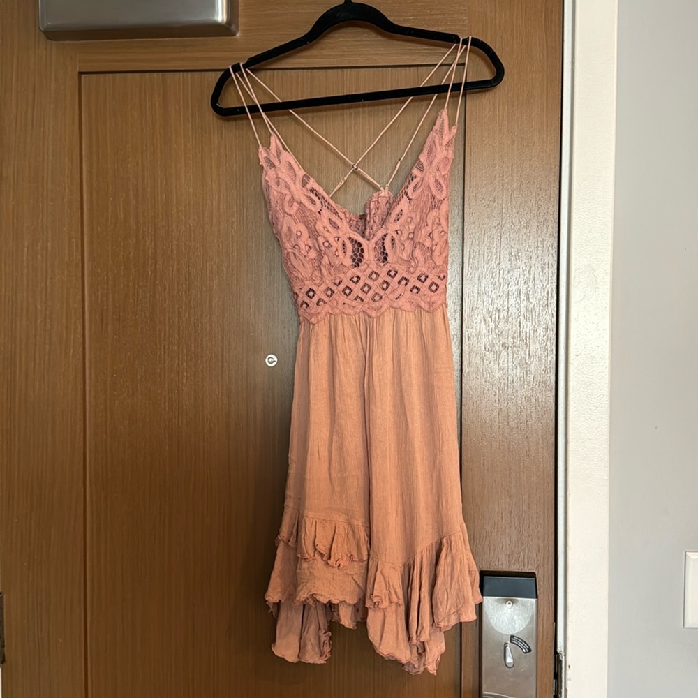 Free people blush pink dress- Size Med